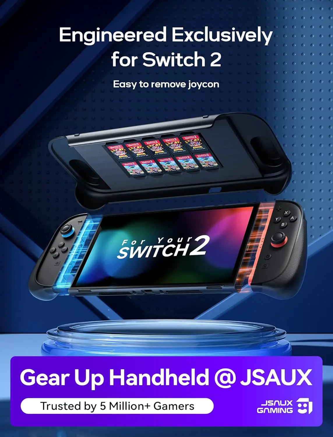 

Protective Case for Nintendo Switch 2 (2025),Split Design Shell, Switch 2 Case,Ergonomic Cover Accessories for JoyCon Controller