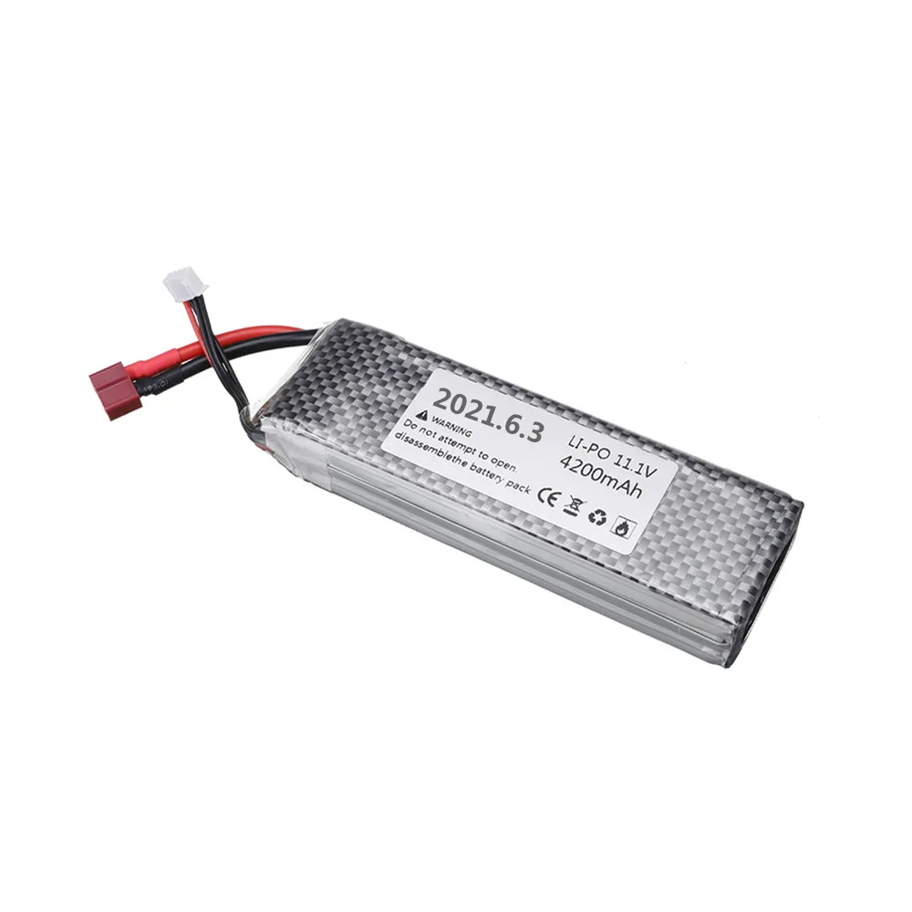 7.4v 11.1v 14.8v 1500/2200/2800/4200/5200/6000mAh For RC Helicopter Toys Car Boats Drone Parts 2s 3s 4s Rechargeable Battery