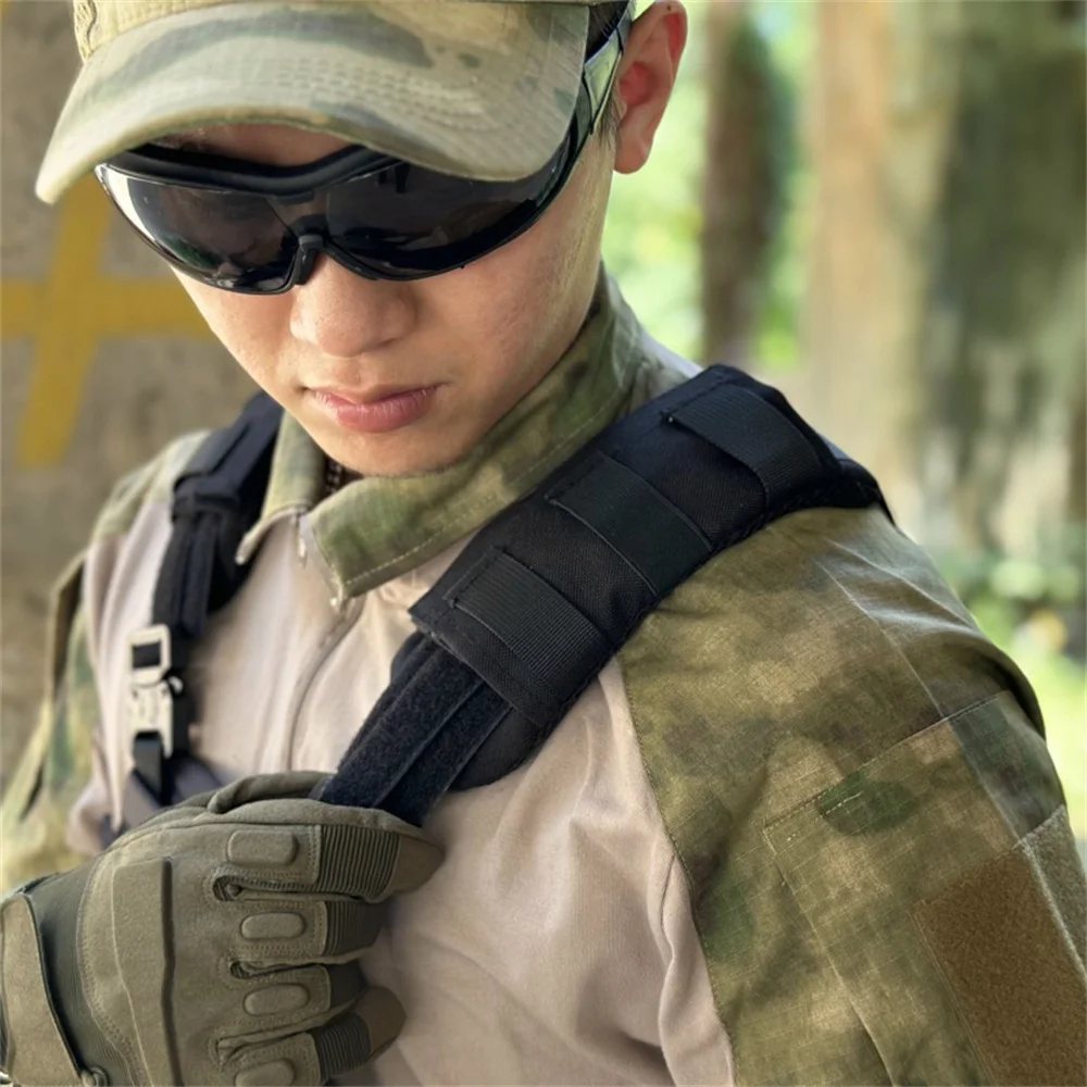 

Breathable Tactical Vest Vest Pad Backpack Shoulder Pad For Hunting Hiking Everyday Use