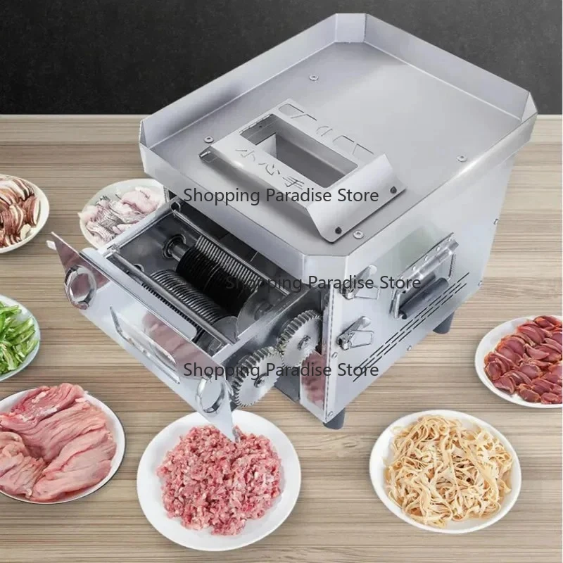 

Многофункциональная электрическая мясорубка/измельчитель для коммерческого и домашнего использования, автоматическая, из нержавеющей стали, для кухни