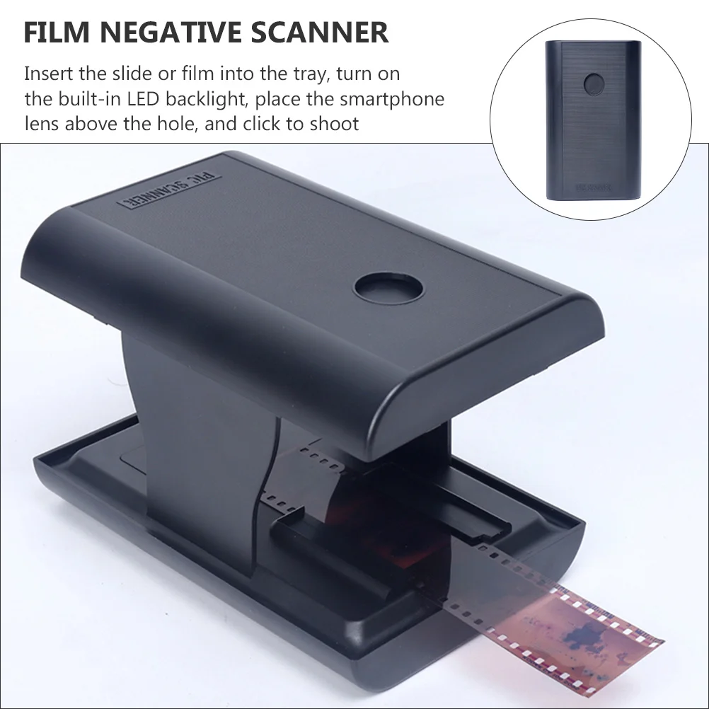 

Foldable Film Slide 35Mm 135Mm Negative To Digital Converter Led Light Compatible Space Saving Portable Easy