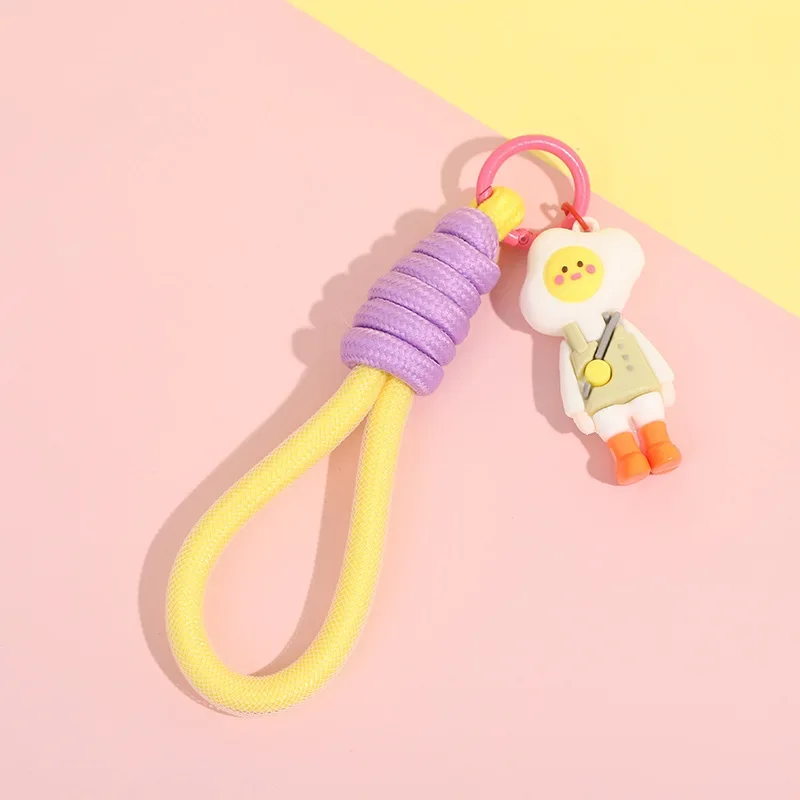 Colorful Phone Charm Cute Universal Cell Phone Strap Wrist Lanyard Pendant Pvc Telephone Strap Jewelry for Girl Bracelets