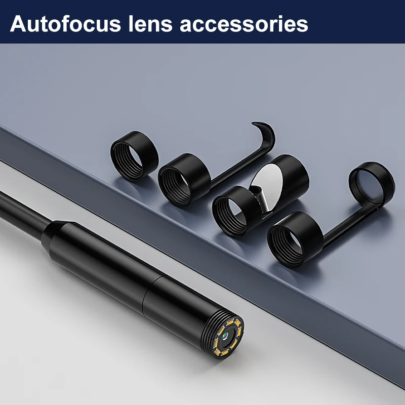 5インチIPSスクリーン内視鏡オートフォーカス8mmカメラ1920P分割設計IP67工業用内視鏡検査カメラ（パイプ、車、下水道用）