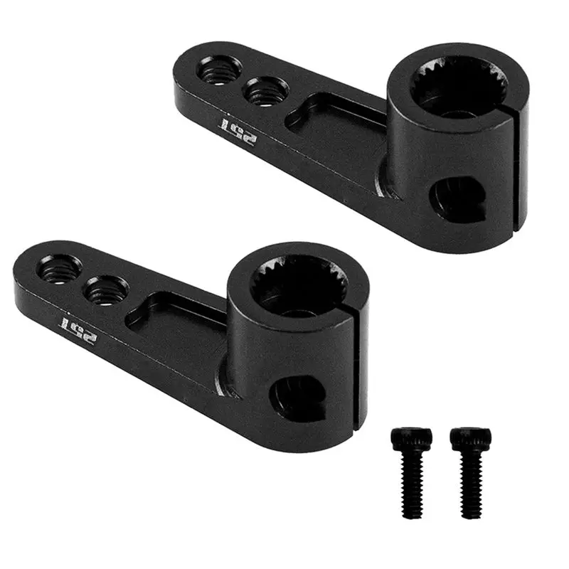 CYGJ-8Pcs Metal 25T Servo Horn Servo Compatible With Futaba Savox Power HD Servo For 1/8 1/10 RC Off-Road Drift Car,2