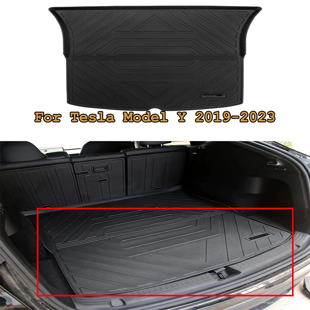 

Car Dustproof Water Proof Protecion Cushion Storage Pads Cargo Tray Cars Accessories For Tesla Model Y 2019-2023