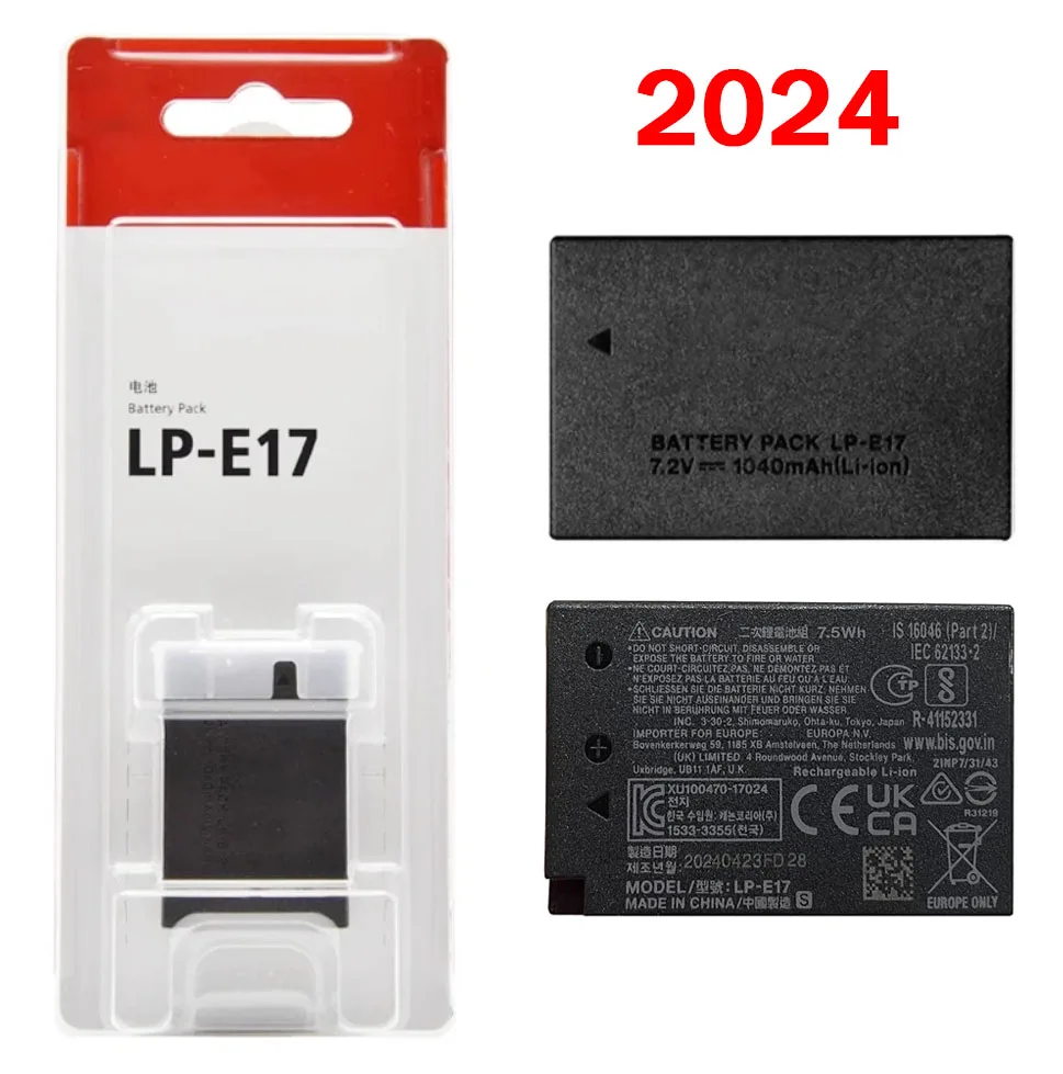 Original Battery LP-E17 LPE17 For Canon RP 750D 760D 77D 800D EOS M3 T6s T6i T7i Kiss X8i 8000D M6 M5 M3 RP LC-E17E LC-E17