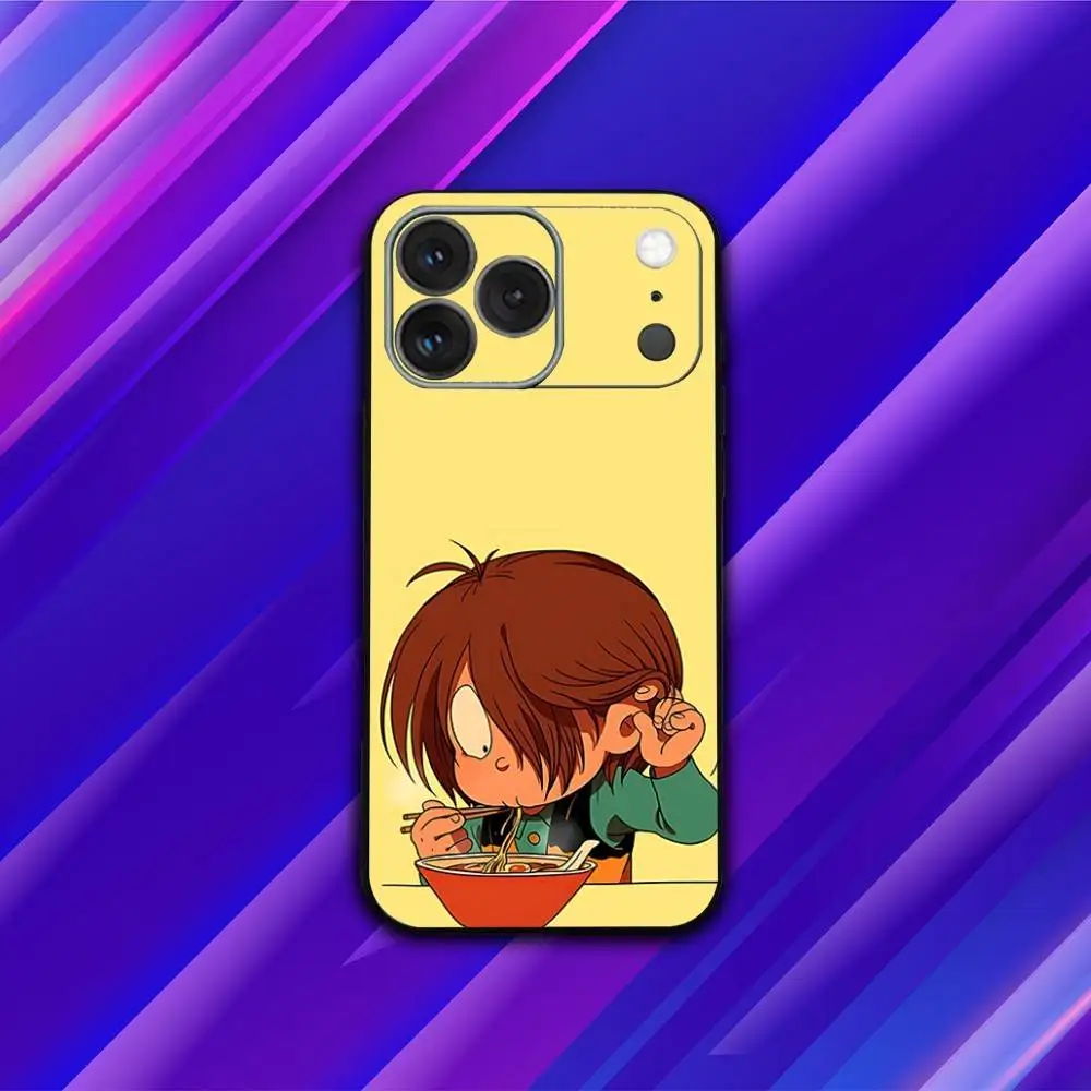 G-Gegege No Comics Kitaro Phone Case For iPhone 17,16,15,14,13,12,11,Pro,Max,Plus,X,XS,SE4,E,Mini,Soft Black Case