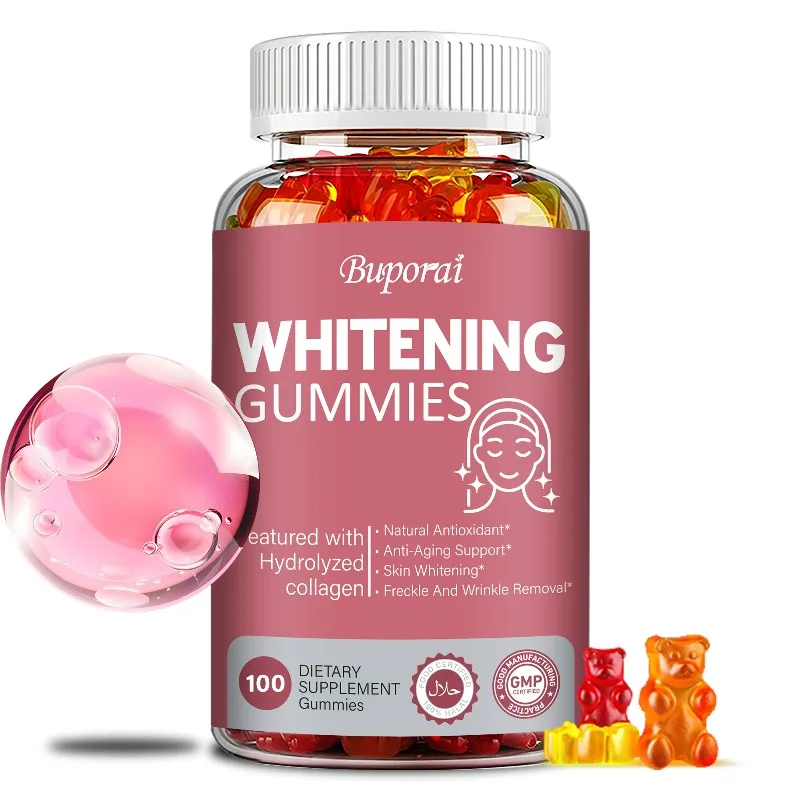 

Whitening Gummies - Antioxidant, Brighten Skin Tone, Lighten Spots, Improve Dull Skin Tone, Boosts Immunity, Maintains Vitality