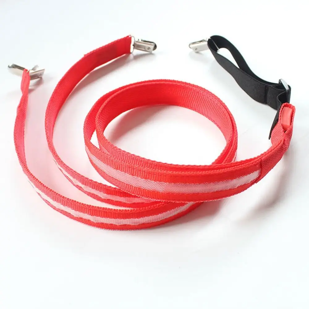 Фестивальный костюм, реквизит для выступлений для мужчин, светящийся галстук-бабочка, подвесные брюки, зажим, светодиодные зажимы для подтяжек, комплект подтяжек для галстука