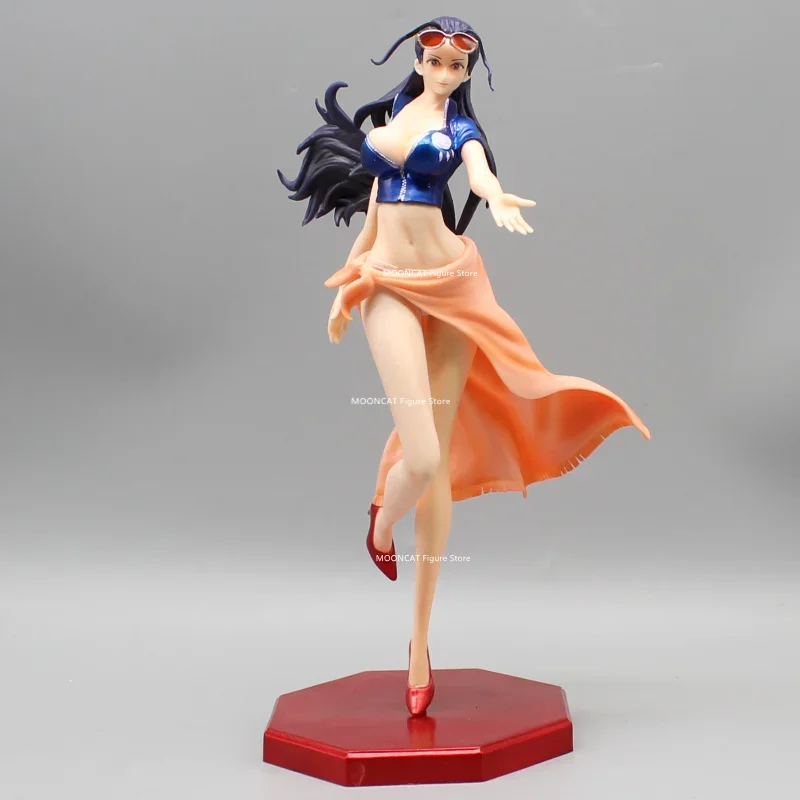 One Piece Nico Robin Anime Figures Hot Girl Robin Action Figurine 26cm Pvc Statue Model Doll Collection Desktop Decoration Toys