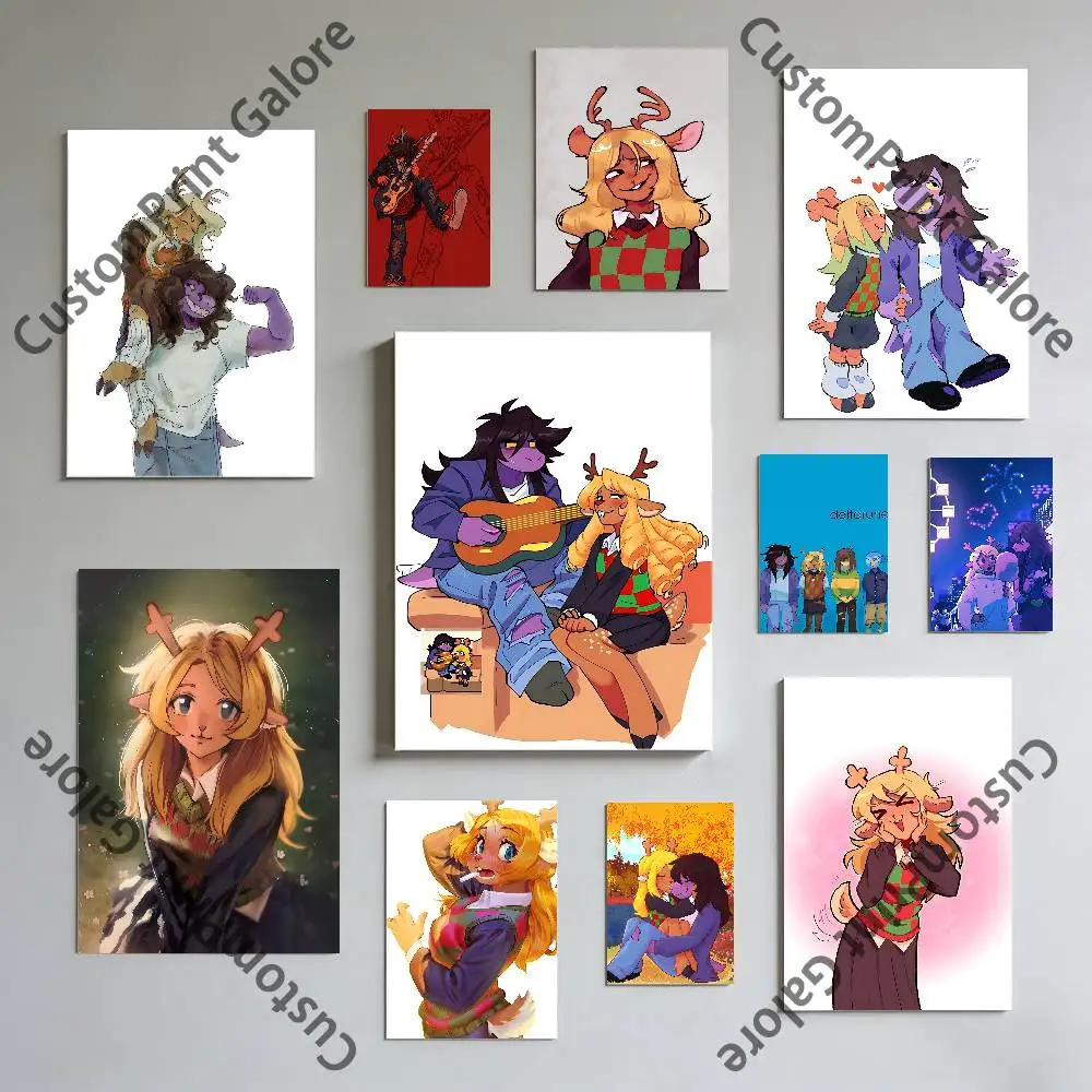 

Suselle Noelle Holiday Susie Anime Poster Sticker Popular Movie Game Character Art Painting for Dorm Decor Customizable