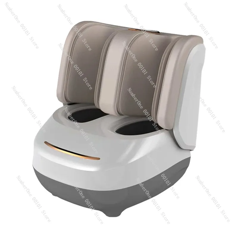 Home Relaxation Fully Automatic Electric Foot Massager Sole Reflexology Massage Machine Leg Calf Heating Kneading Rolling