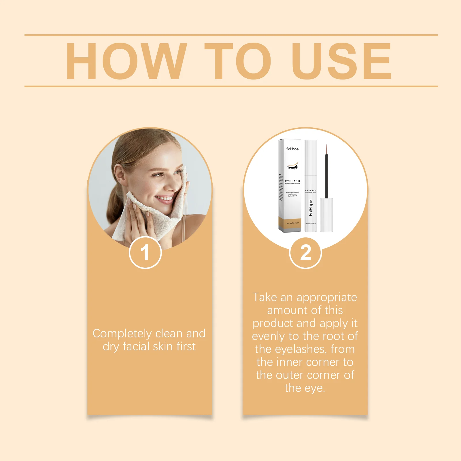 Suero para el Crecimiento Rápido de Pestañas, Potenciador para Pestañas Más Largas, Voluminosas y Rizadas, Tratamiento Nutritivo para el Cuidado de los Ojos, Maquillaje, Estimulante Natural para Pestañas