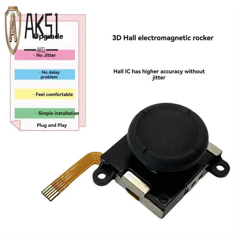 AK51-2PCS TMR Joystick Elettromagnetico Per ANBERNIC RG505 RG405M RG405V Rgcube Tunnel Resistenza Magnetica Joystick