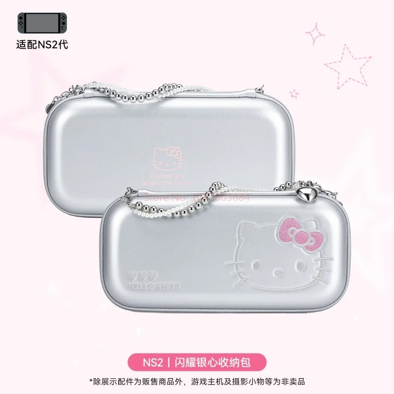 

Оригинальная сумка для хранения Switch2 Hello Kitty Cartoon Custom Cute Ns2, водонепроницаемая и устойчивая к падению, рука об руку с сумкой, периферия аниме
