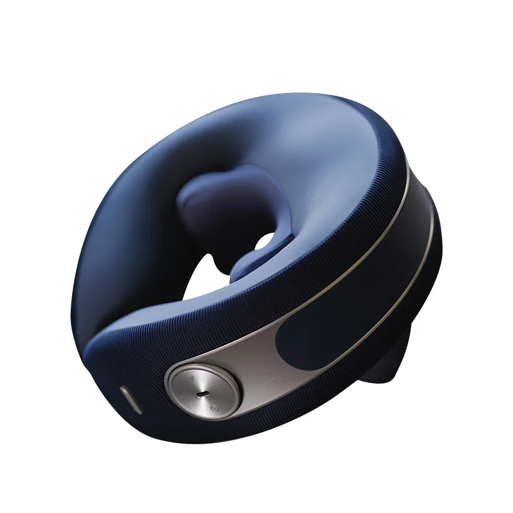 Portable USB-Powered Massage Ball Neck & Shoulder Massager with Infrared Physiotherapy Heat Deep Tissue Kneading for Pain Relief