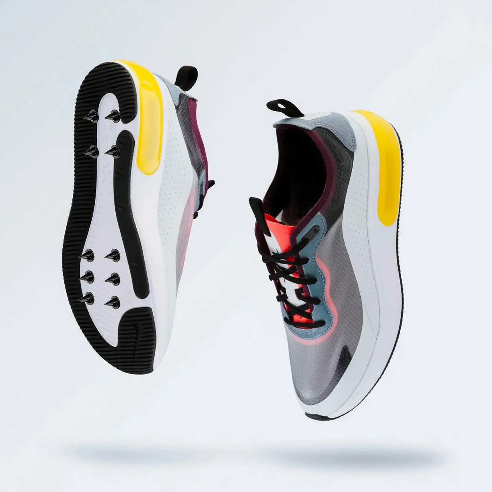 1Set Golf Shoe Spikes Track Spikes for Athletic Training Running Shoes Anti-Skid Sole Nails Sprint Sports Replaceable Carbon