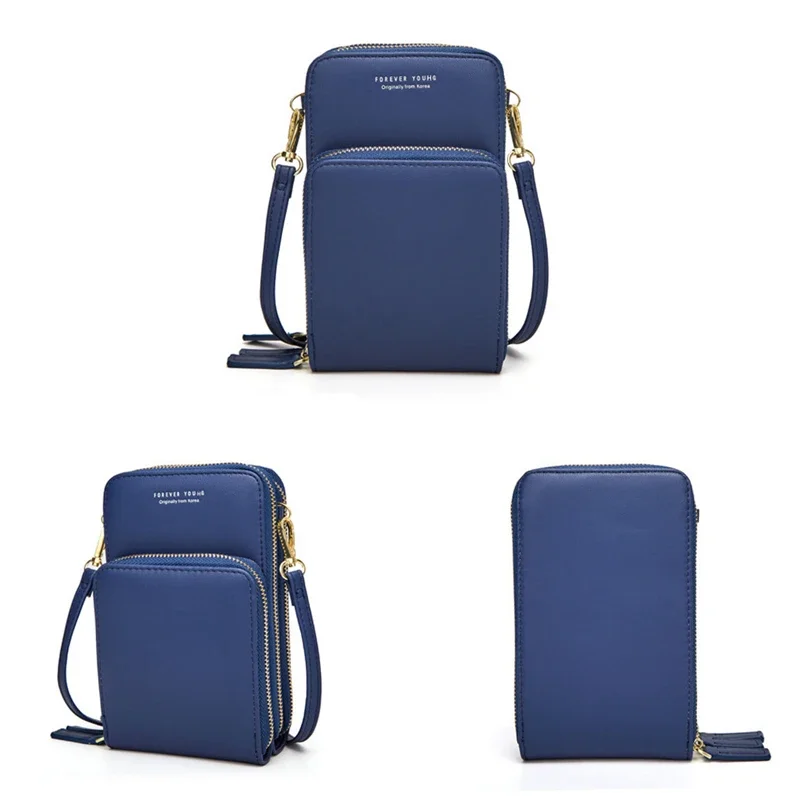 Useful Crossbody Bag Ladies PU Multi-function Mini Shoulder Bags For Women