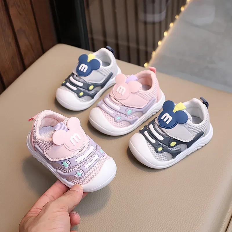 

Весенне-осенняя новая обувь для девочек, удобная легкая детская обувь, детская обувь с мягкой подошвой, дышащая спортивная сетчатая обувь для мальчиков