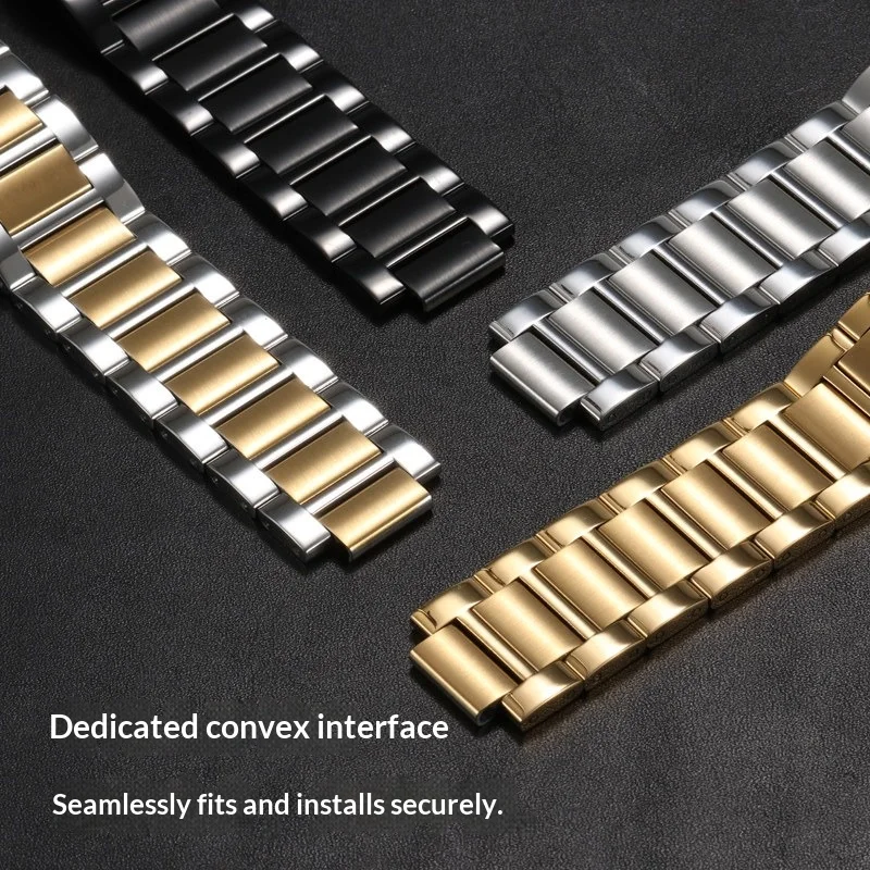 12MM convex stainless steel bracelet for LouisVuitton LV TAMBOUR IN BLACK Cartie-r Blue Balloon Replace Wristbands watch strap