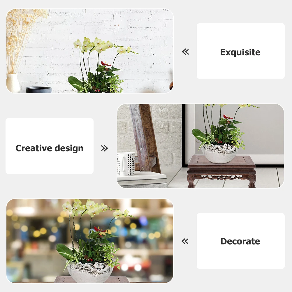 

Wooden Flowerpot Base Sturdy Plant For Indoor Decor Pedestal Planter Rack Balcony Potted Plant Holder Reusable Flower Pot Wood