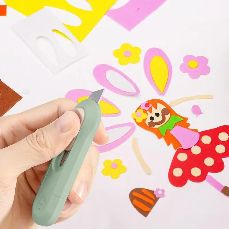 Mini tragbare Auto-Retract Box Cutter Taschen messer Universal messer Express Open Envelope Paket Werkzeug Briefpapier Büromaterial