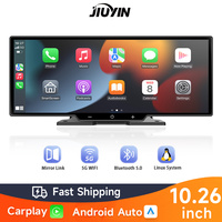10.26 Inch Universal Car Radio Multimedia Navigation Wireless JIUYIN CarPlay Apple Android Auto Mirror Music Player