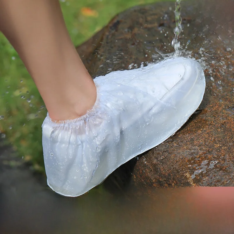Disposable Thickened Waterproof Non-Slip Men's Rain Boot Covers Portable Adult Rain Shoe Covers for Men And Women