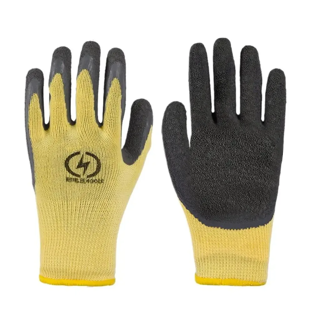 

400V Electrician Work Gloves Flexible Wear-resistant Insulating Gloves Nonslip Anti-electricity Gloves Security Protection