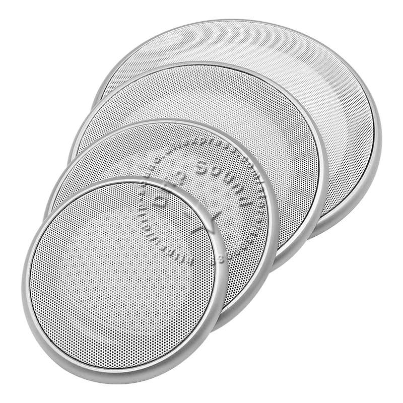 4/5/6.5/8인치 스피커 변환 네트 커버 고급 자동차/가정용 오디오 장식용 원형 메탈 메쉬 그릴 보호 19D