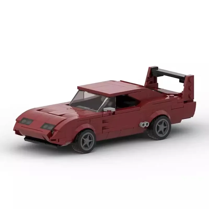 MOC Technical Car Dodge Charger Daytona Fast Furious City Racing Supercar Speed Vehicles Sets Building Blocks Kid Toys Gift view 2