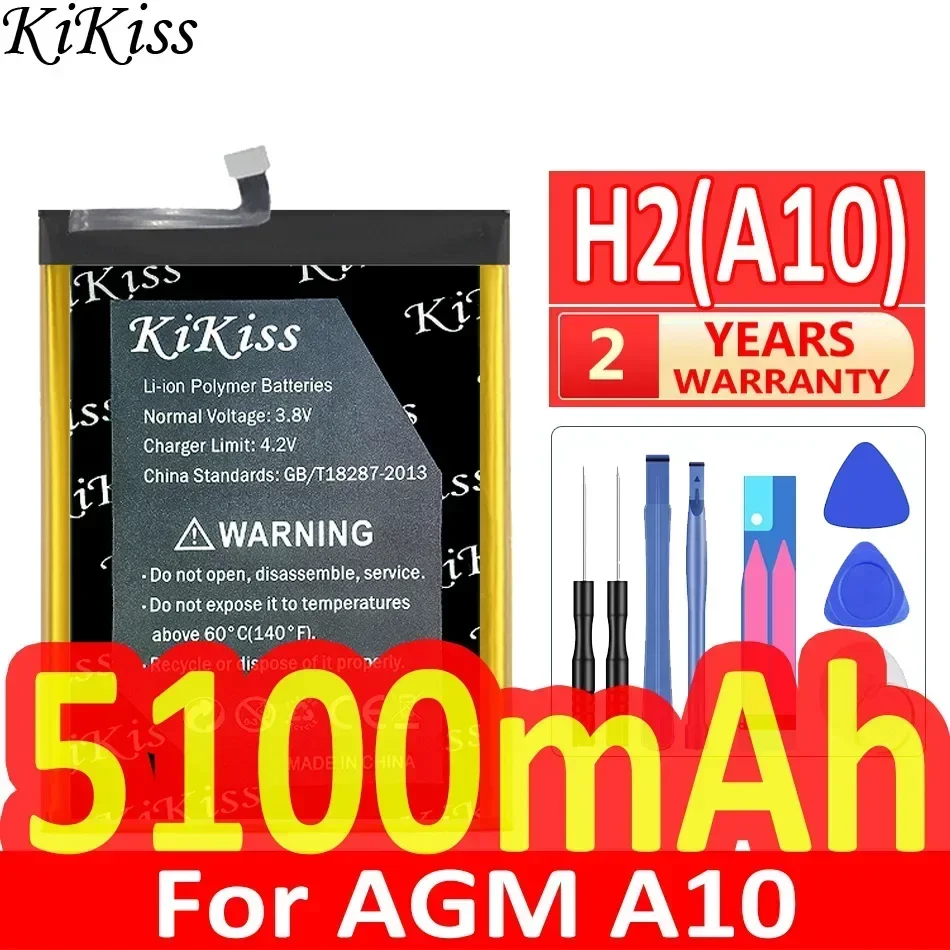 Аккумулятор KiKiss 5100 мАч H2 (A10) для AGM A10 A 10