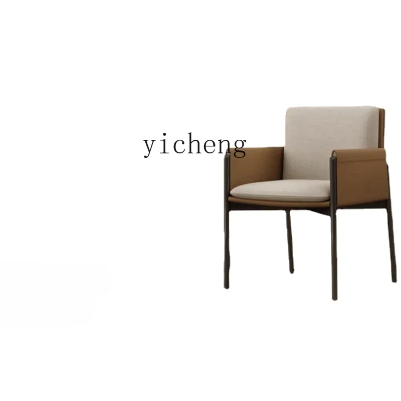A1 Dining Chair Household Restaurant Leather Chair Designer Nordic Leisure Chair Minimalist Conference Table Armchair
