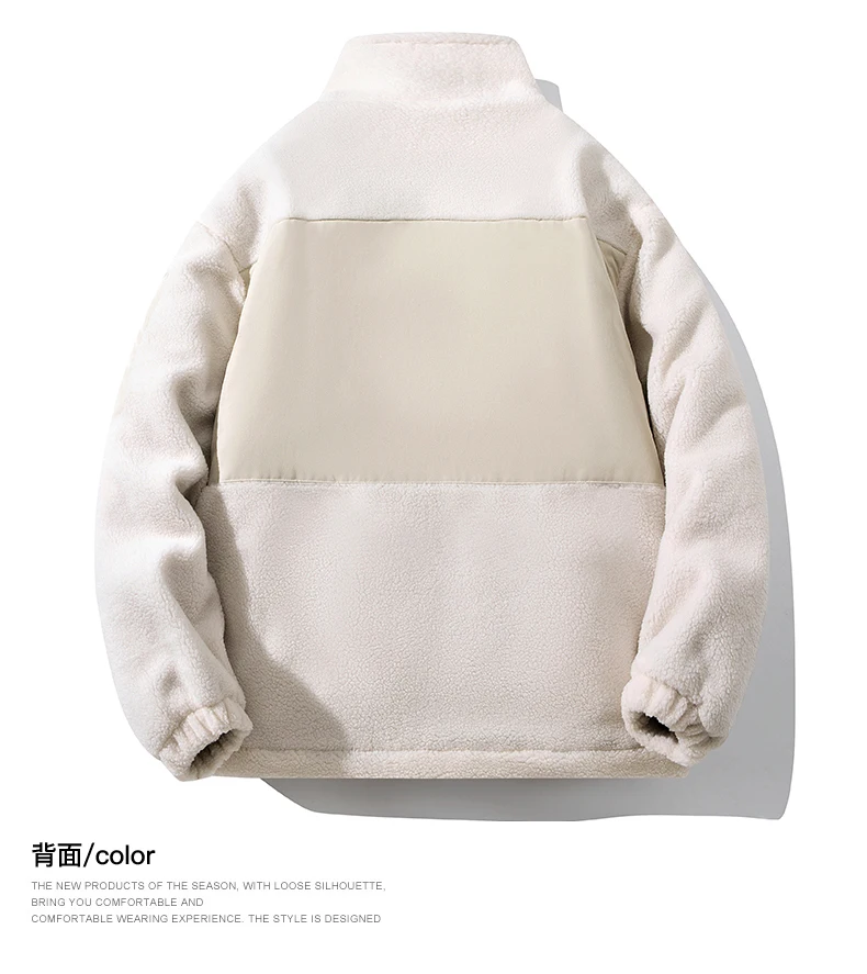 الشتاء الثلوج سترات الرجال الصوف زمم ملابس خارجية سترة واقية القطبية جاكيت من الصوف الرجال سترة دافئة صوف مبطن رشاقته معطف دافئ