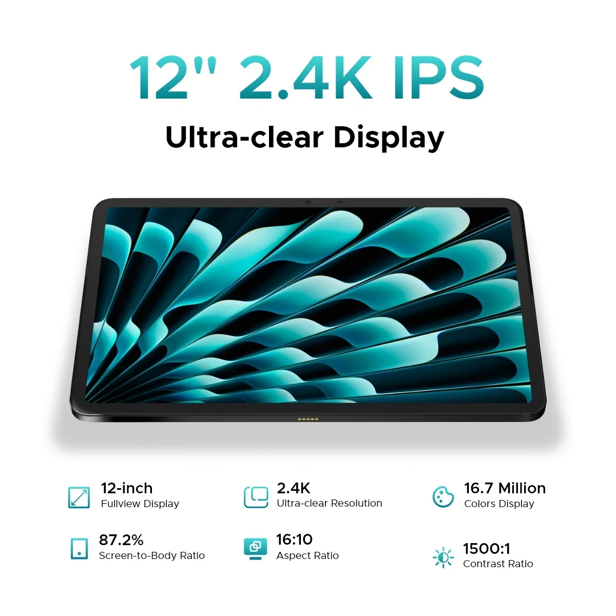 Imagem -03 - Doogee T40 Pro Tablet 12 Ips 2.4k 20gb8 +12 512gb Android 14 Helio G99 6nm 10800mah 18w Carga Quad Alto-falante 7.6 mm Ultrafino