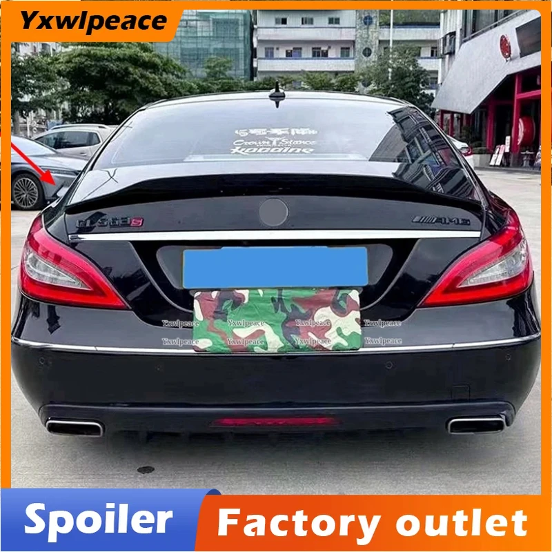 

For Mercedes CLS Class W218 2011 2012 2013 2014 2015 2016 2017 Spoiler PSM Style Real Carbon Fiber Rear Trunk Spoiler Wing