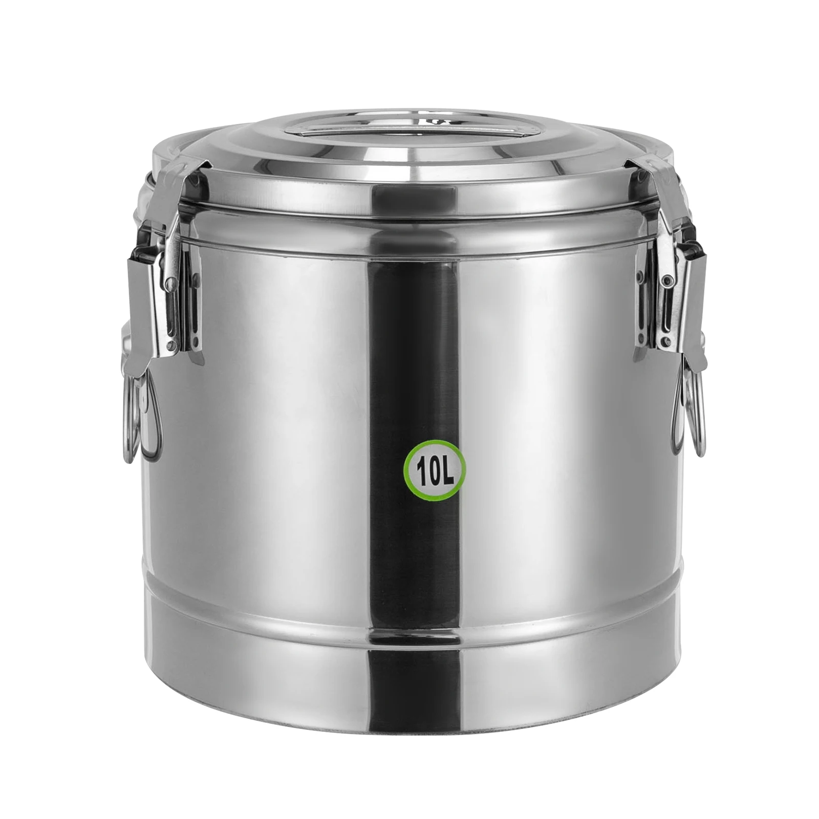 10L/2,64Gal Edelstahl Isolierter Lebensmittelbehälter 304 Thermischer Suppentopf mit Deckel 12H Wärme/Kälte-Erhaltung für Camping Picknick – Detail 2