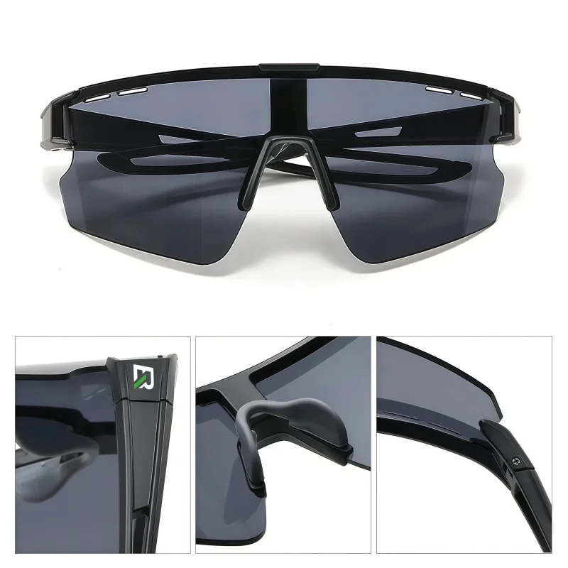 Bild 6: ROCKBROS Fahrradbrille für Herren und Damen, UV400, erweitert das Sichtfeld, klare Sicht, geeignet zum Radfahren, Autofahren, Jagen usw.