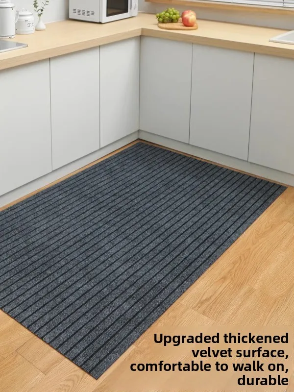 

Водонепроницаемый нескользящий дверной коврик для кухни, входной напольный коврик с батомой, впитывающий маслостойкий коврик для домашнего использования, квадратный коврик для двери