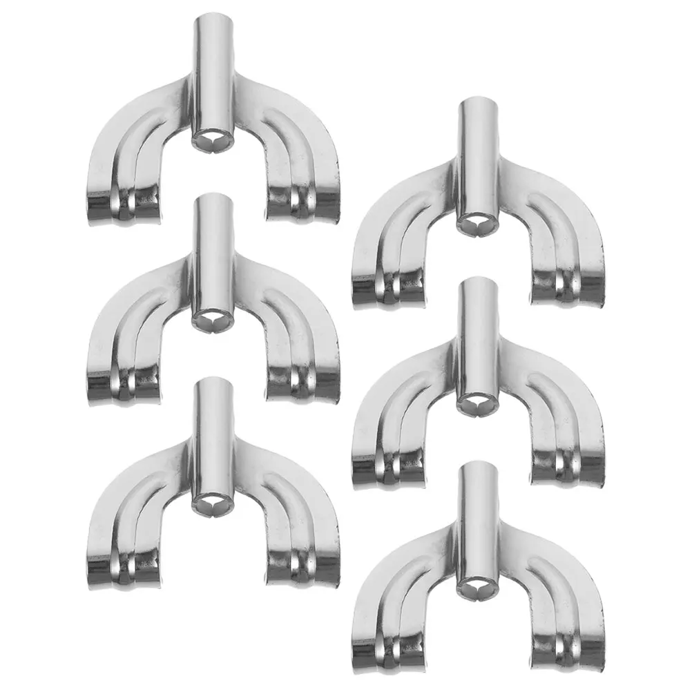 

6 Pcs Drum Claw Hooks Metal Bass Drum Mount Replacement Lightweight Durable Zinc Alloy Hook for Percussion Accessories