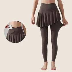 Latin Dance Skirt Leggings with Lycra, High Waist Yoga Pants for Women, Modern Dance Clothing for Yoga and Dance Practice