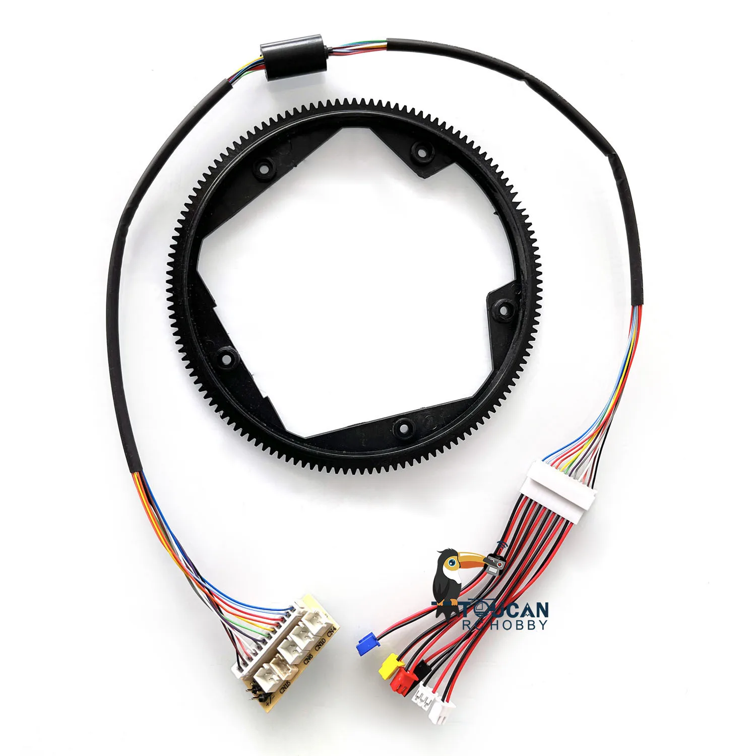 Heng Long 1/16 TK 7.0 RC Tank Plastic Big 360° Rotating Gear Electric Slip Ring 12P Toucan RC Hobby Spare Parts TH19889