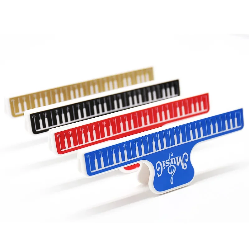 Colorful 15cm Plastic Music Score Fixed Clips Book Paper Holder for Guitar Violin Piano Player Office File   Supplies