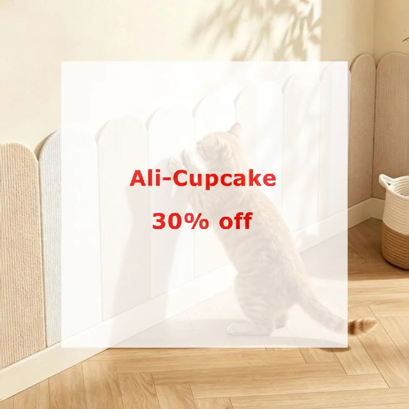 4Pcs Self Adhesive Cat Scratcher Mat Trimmable Wear Resistant Lint Free Soft Sofa Furniture Protector Strong Stick