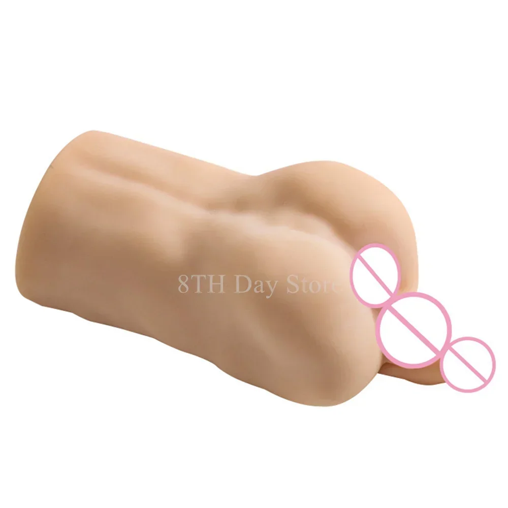 Pocket Size Masturbation Doll for Men Silicone Anal Sex Doll Realistic Anal Hole Fake Penis Gay Anus Sex Love Doll Adult Supply