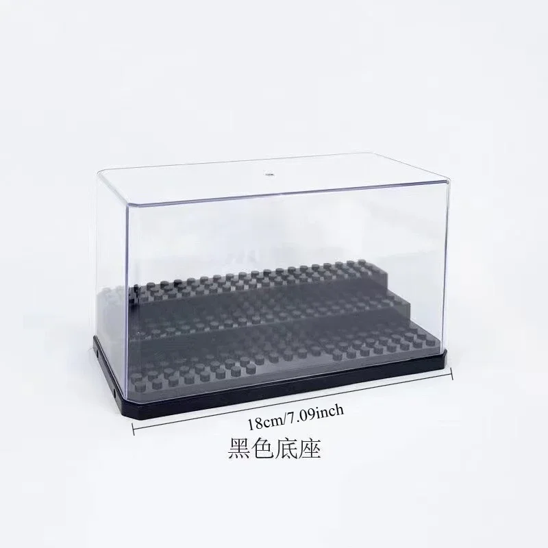 Compatible with Lego doll display box dust-proof storage transparent box small particle collection transparent cover. - view 3