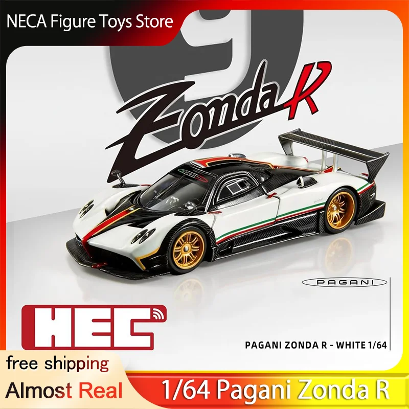 

Масштабная модель гиперкара Pagani Zonda R 1:64 с открывающимся капотом и детализированным интерьером, коллекционная игрушка-подарок для фанатов
