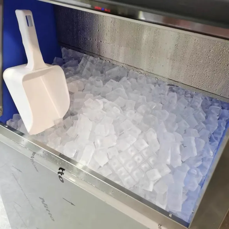 Ice Maker Machine Commercial 80kg Ice Cube Makers Automatic Ice Block Making Machine for Business Price Home Food Shop