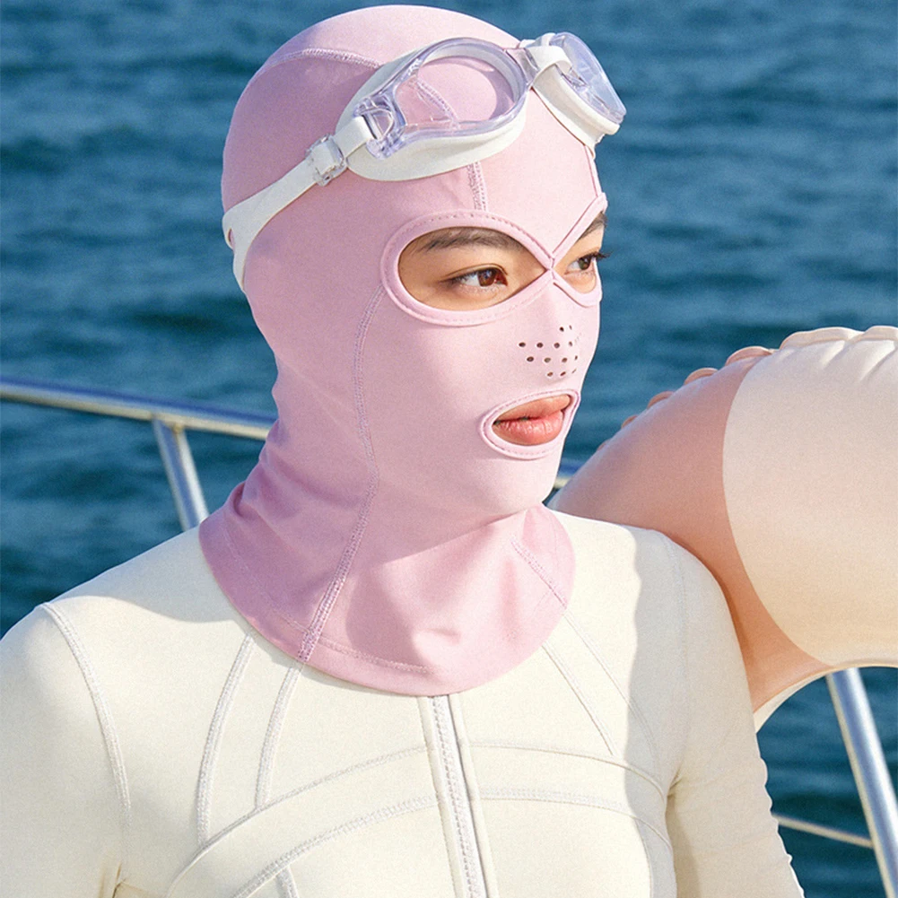 Sunscreen Mask Breathable High Elastic Headwear For Outdoor Seaside Hood Swimming Diving Headgear Face Mask For Men Women