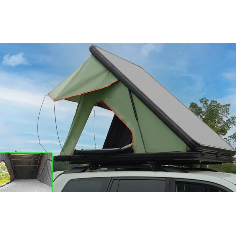 Da Niu Aluminum Alloy Roof Hydraulic Fully Automatic Waterproof 3000Mm Four-Season Double Layer Car Top Tent 3